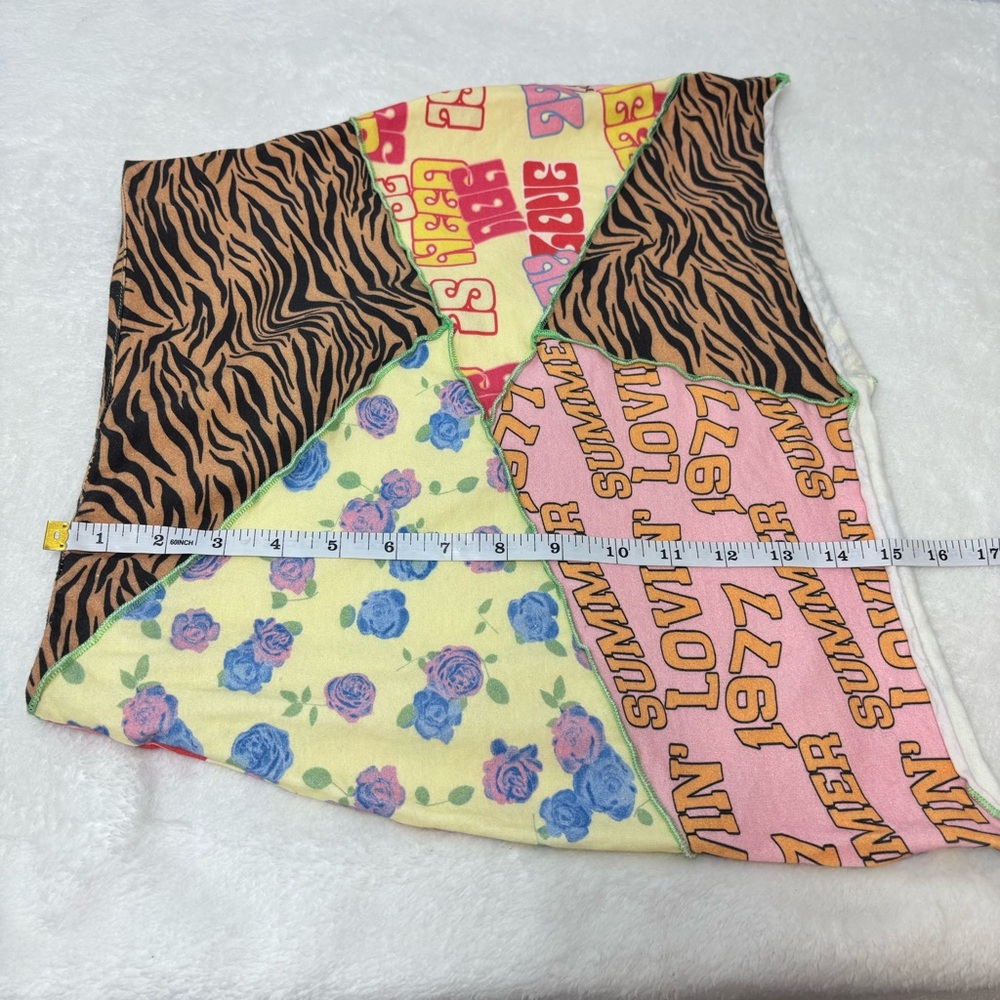 Princess Polly Mini Patchwork Multicolor Asymmetr… - image 7